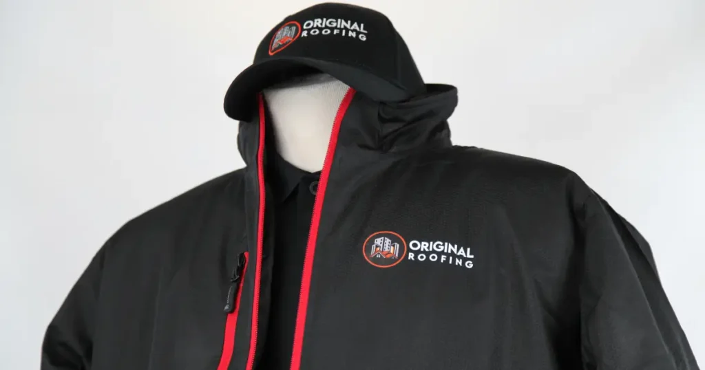 Original Roofing embroidery polo shirts