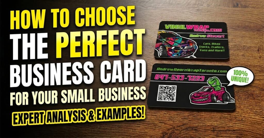 How to Choose the Perfect Business Card For a Small Business