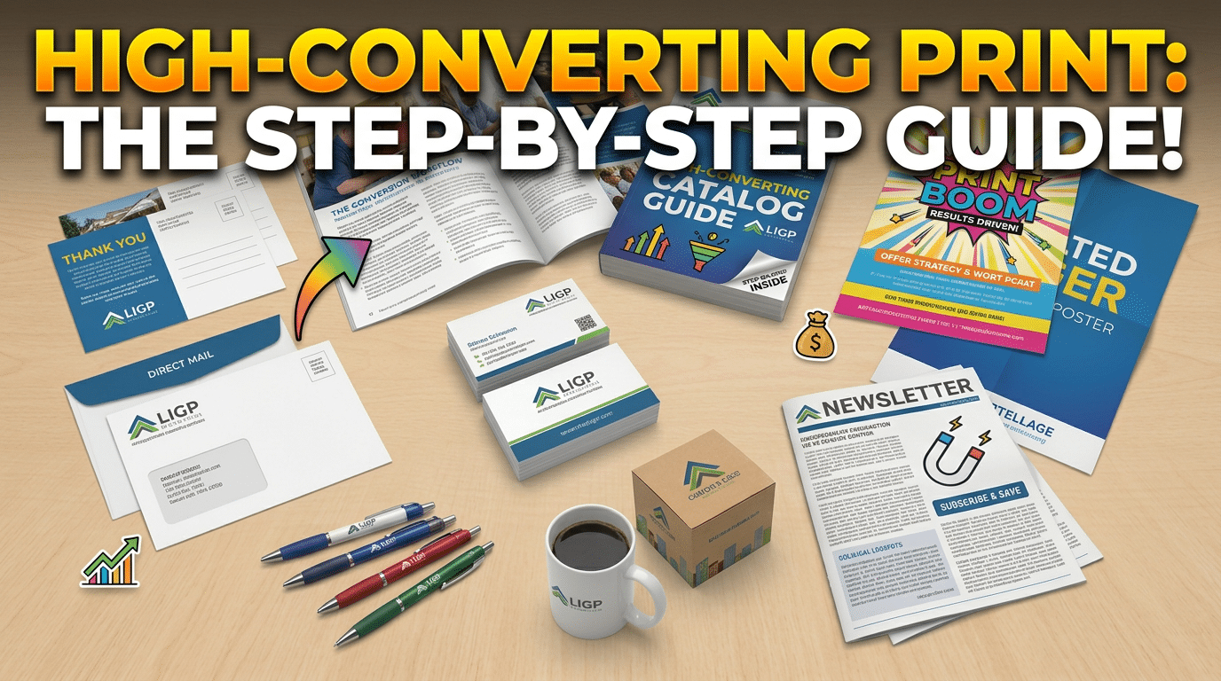 How to Create Print Marketing Materials That Actually Convert